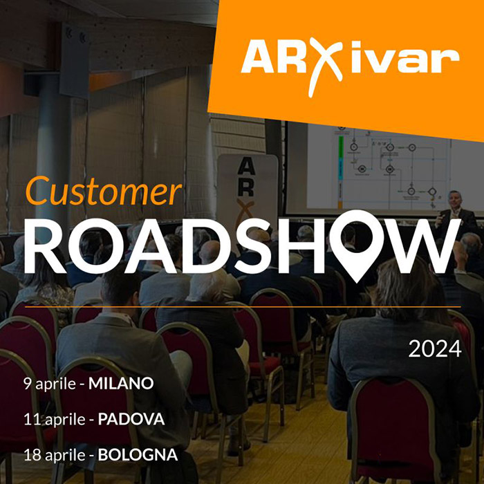 ARXivar Customer Roadshow 2024 – Digitalizza e ottimizza i processi della tua azienda